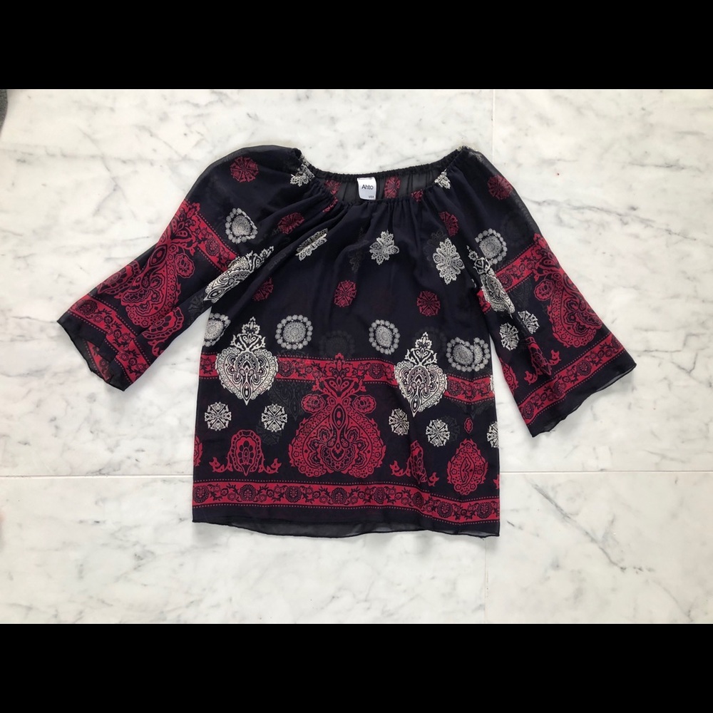 Ahto Bandana Blouse